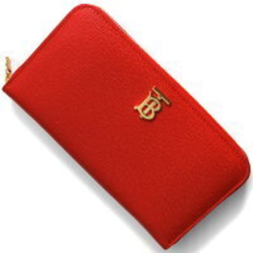 Burberry Bright Elmore Red Wallet Long - Picture 2 of 5